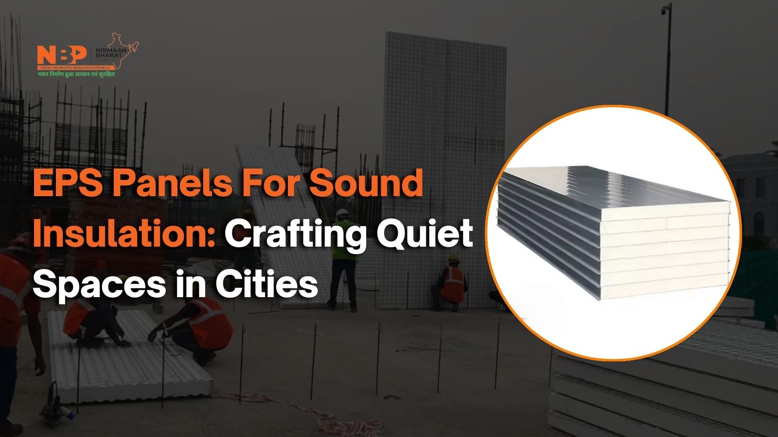 EPS panels for sound insulation