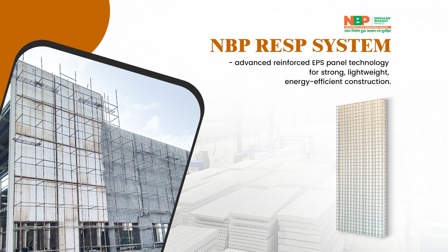 NBP RESP reinforced EPS panel system for energy-efficient construction